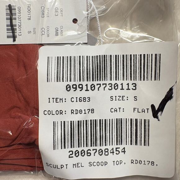 J Crew Scoop Bikini Top Classic Sculpt S Clay Rust NWT Swim CI683 J.Crew - Picture 6 of 6